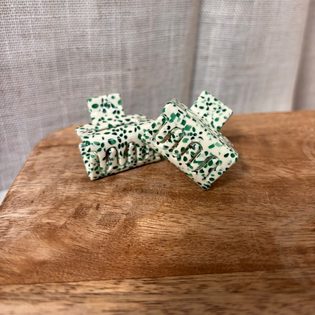 HAARKLAMMER GREEN SPLASH MINI