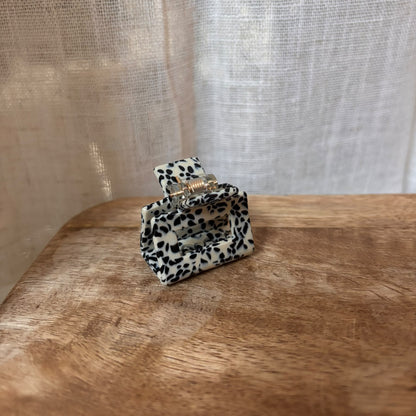 HAARKLAMMER BLACK DOTS MINI