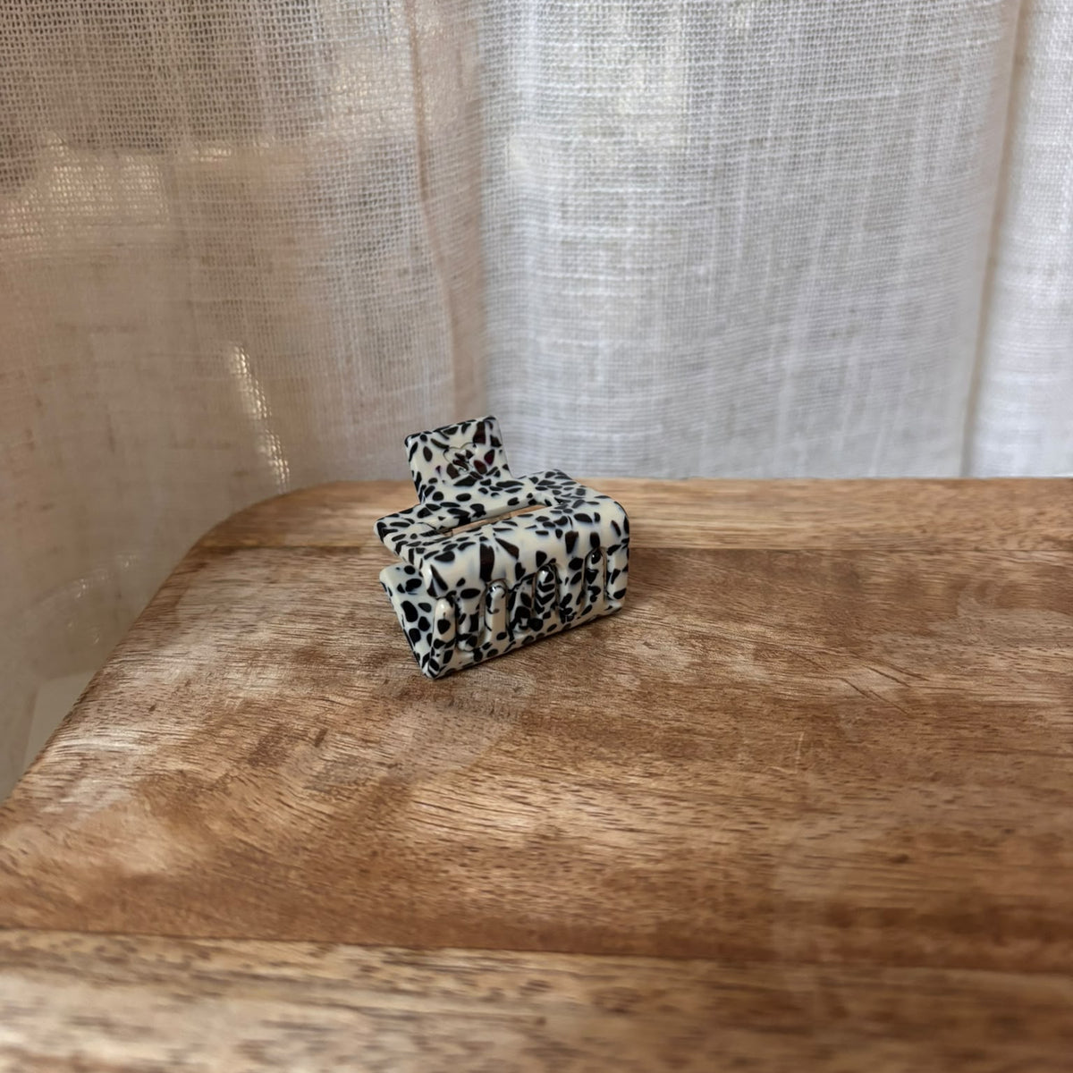HAARKLAMMER BLACK DOTS MINI