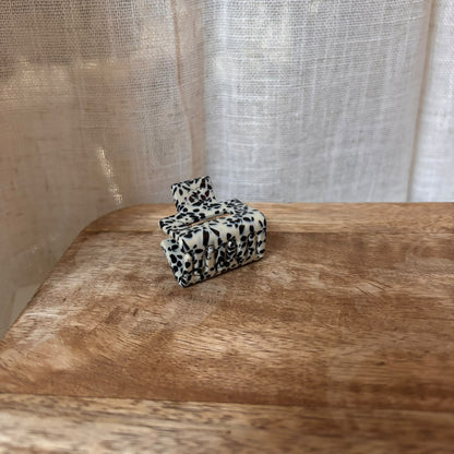 HAARKLAMMER BLACK DOTS MINI