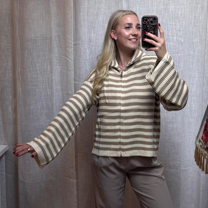 STRICKJACKE NOLA BEIGE